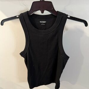 NWT Old Navy Black Crop Tank Top